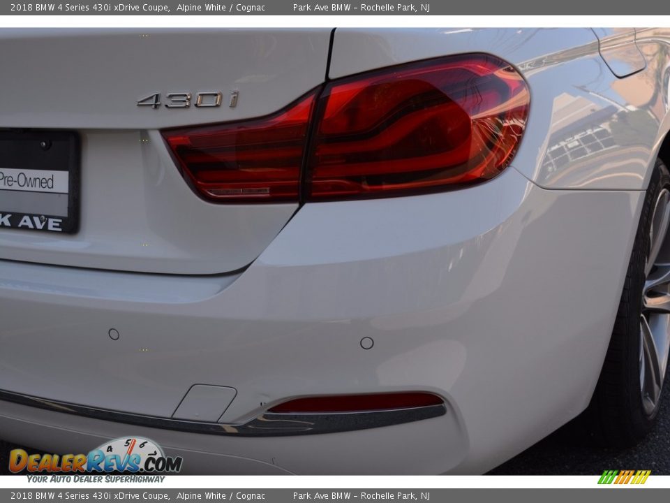 2018 BMW 4 Series 430i xDrive Coupe Alpine White / Cognac Photo #23