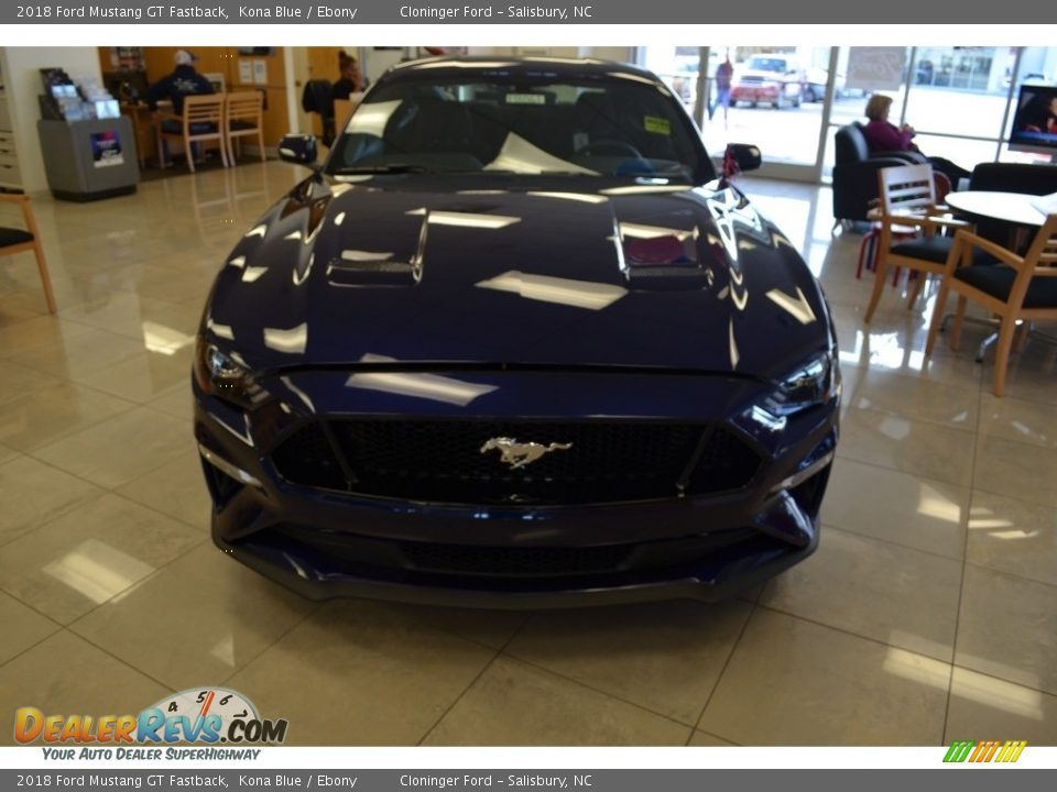 2018 Ford Mustang GT Fastback Kona Blue / Ebony Photo #4