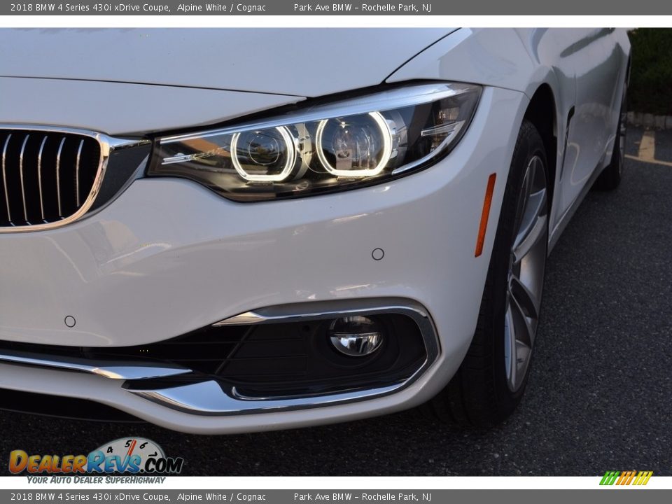 2018 BMW 4 Series 430i xDrive Coupe Alpine White / Cognac Photo #30