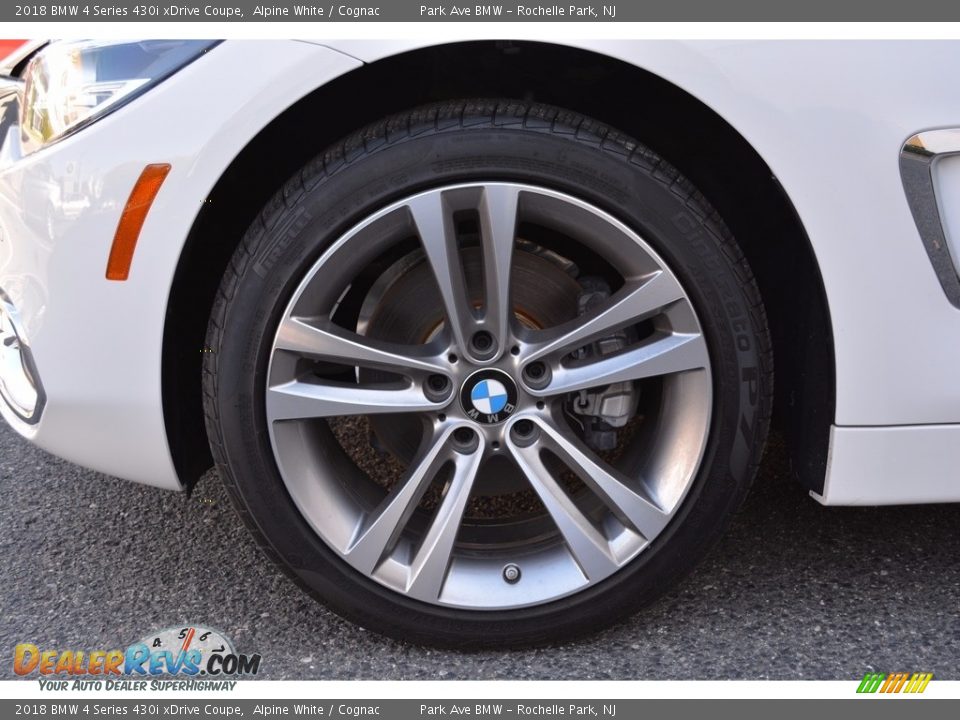2018 BMW 4 Series 430i xDrive Coupe Alpine White / Cognac Photo #31