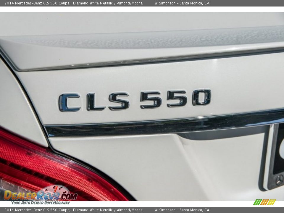 2014 Mercedes-Benz CLS 550 Coupe Diamond White Metallic / Almond/Mocha Photo #7