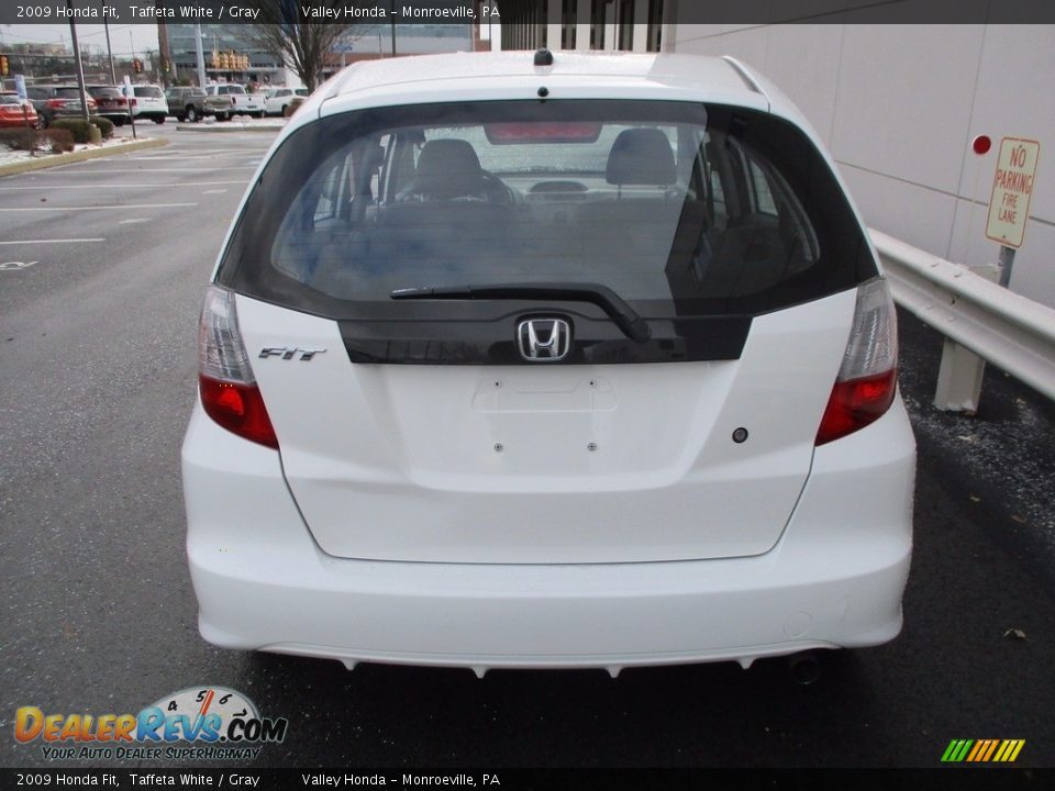 2009 Honda Fit Taffeta White / Gray Photo #4