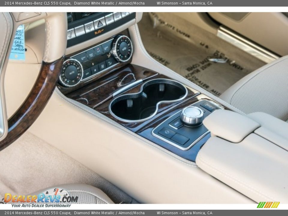 2014 Mercedes-Benz CLS 550 Coupe Diamond White Metallic / Almond/Mocha Photo #16