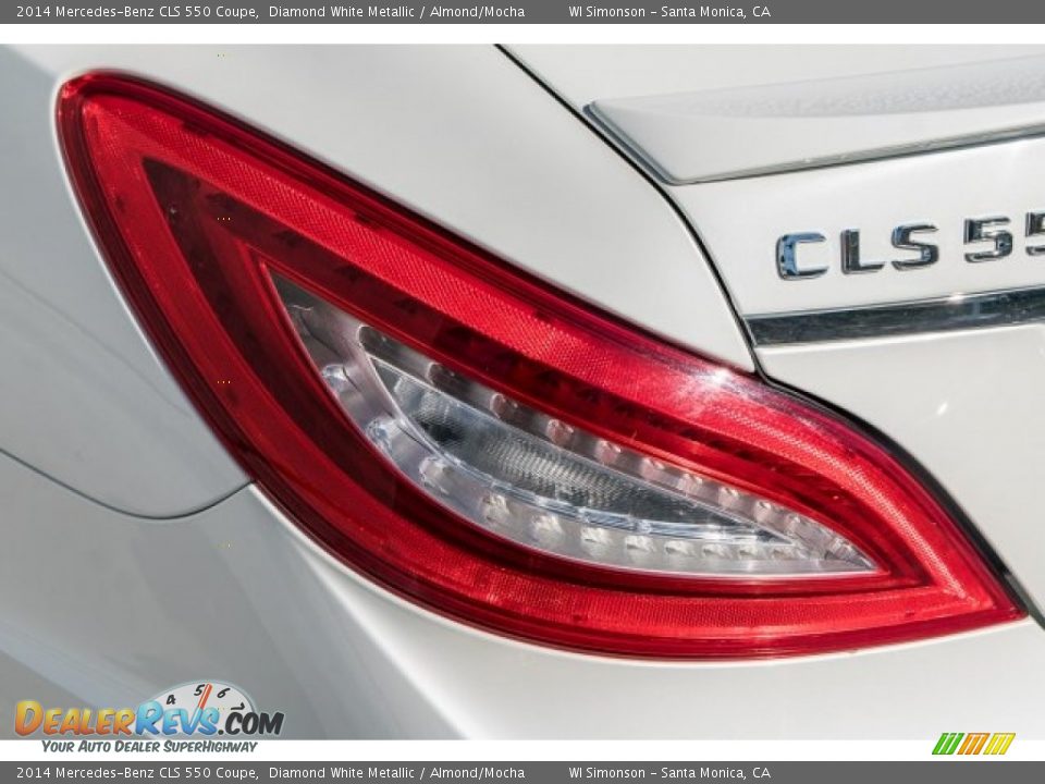 2014 Mercedes-Benz CLS 550 Coupe Diamond White Metallic / Almond/Mocha Photo #20