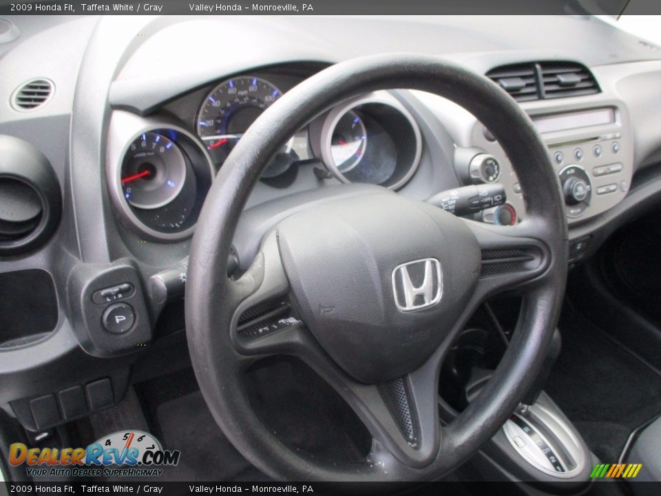 2009 Honda Fit Taffeta White / Gray Photo #12