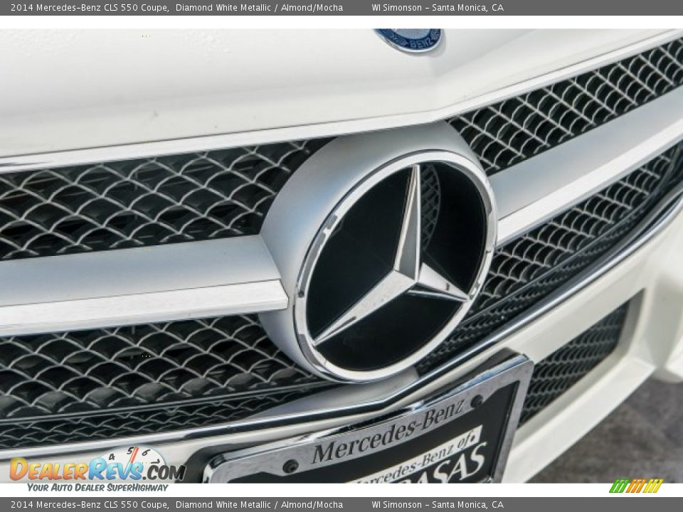 2014 Mercedes-Benz CLS 550 Coupe Diamond White Metallic / Almond/Mocha Photo #26
