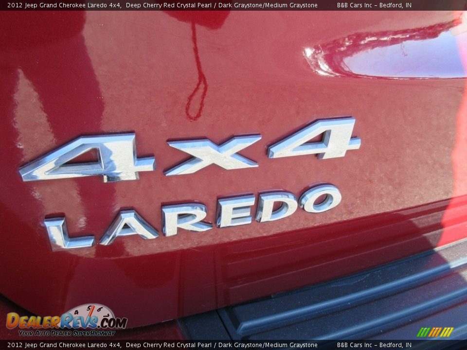 2012 Jeep Grand Cherokee Laredo 4x4 Deep Cherry Red Crystal Pearl / Dark Graystone/Medium Graystone Photo #11