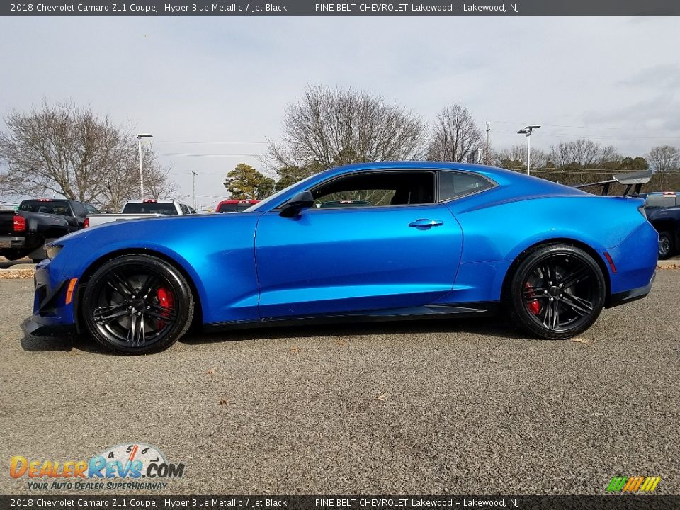 Hyper Blue Metallic 2018 Chevrolet Camaro ZL1 Coupe Photo #4