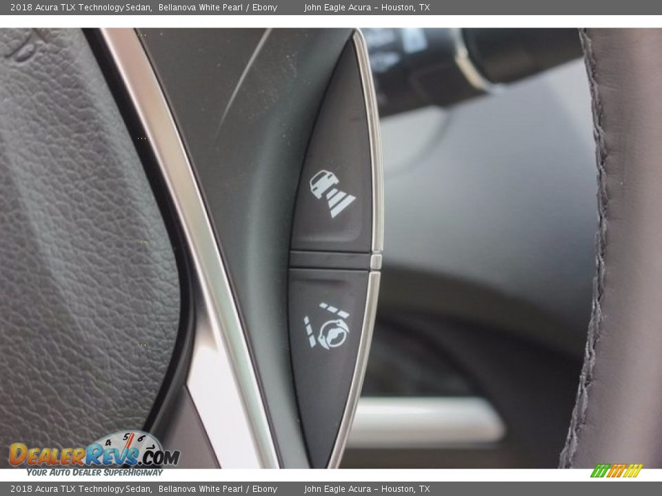 2018 Acura TLX Technology Sedan Bellanova White Pearl / Ebony Photo #35