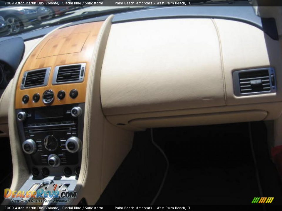 2009 Aston Martin DB9 Volante Glacial Blue / Sandstorm Photo #10