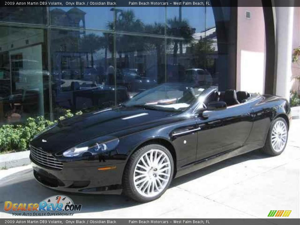 2009 Aston Martin DB9 Volante Onyx Black / Obsidian Black Photo #1