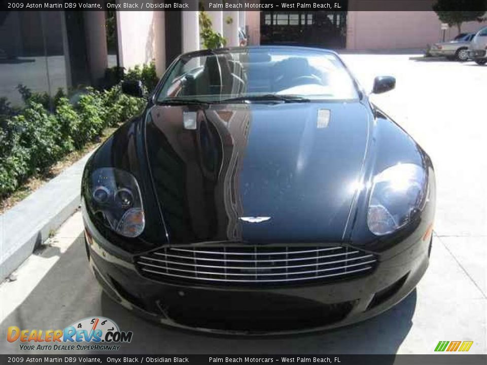 2009 Aston Martin DB9 Volante Onyx Black / Obsidian Black Photo #2