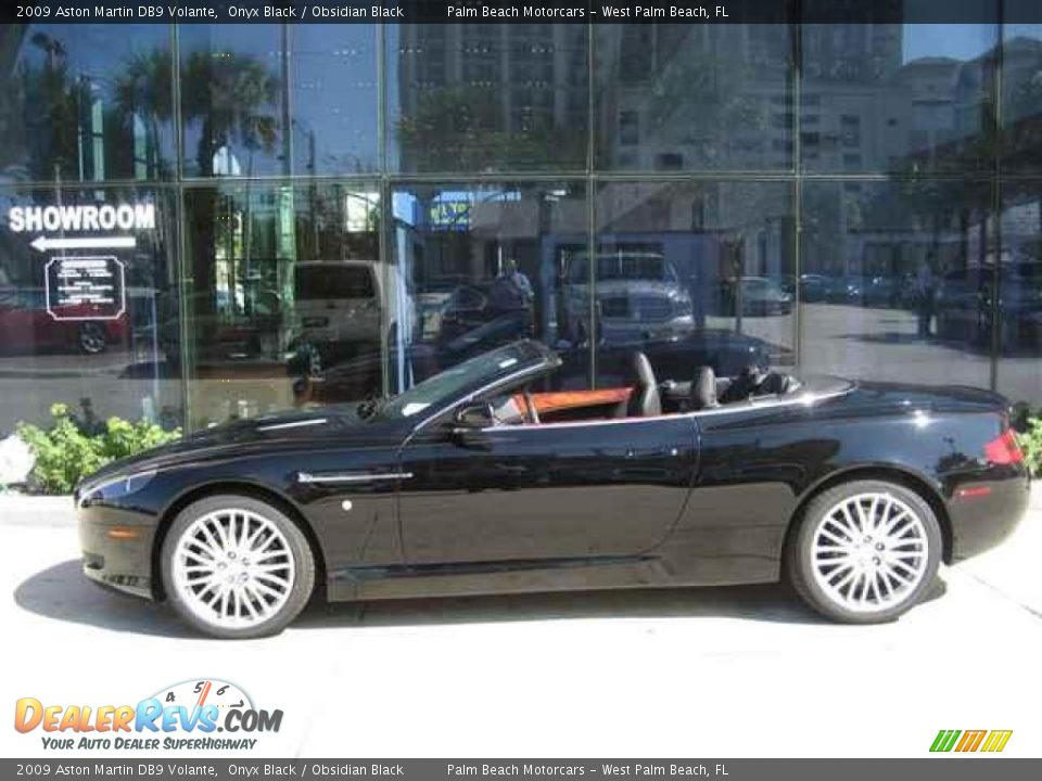 2009 Aston Martin DB9 Volante Onyx Black / Obsidian Black Photo #3