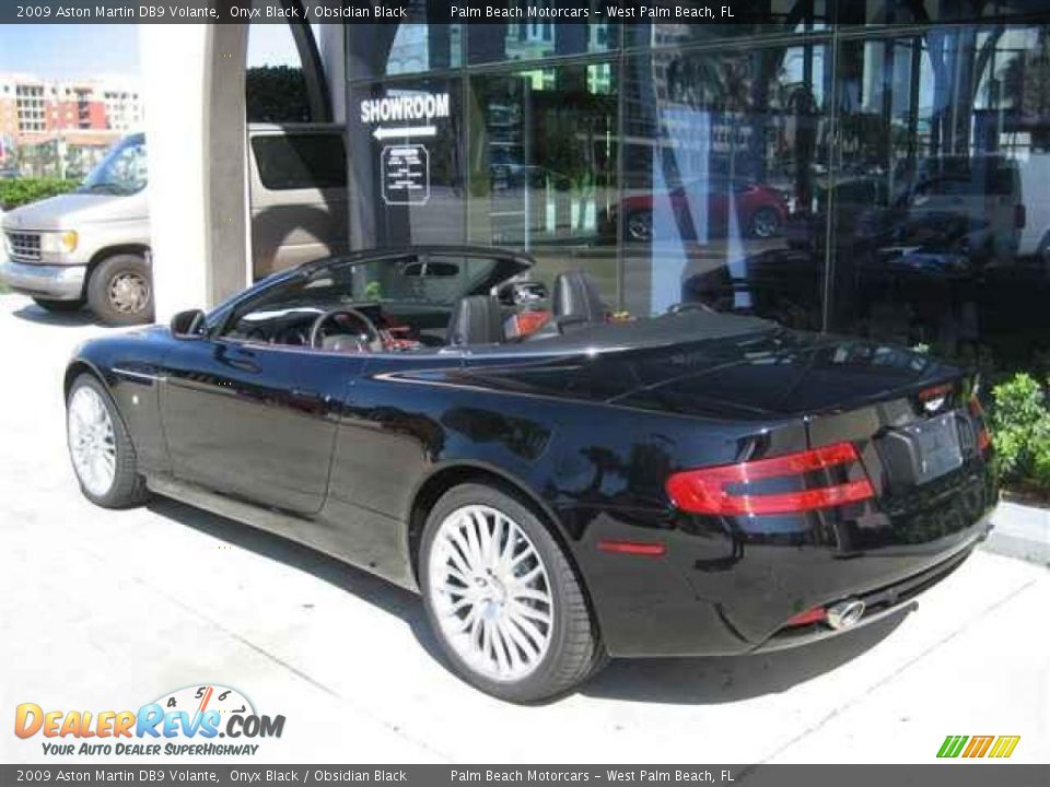 2009 Aston Martin DB9 Volante Onyx Black / Obsidian Black Photo #4
