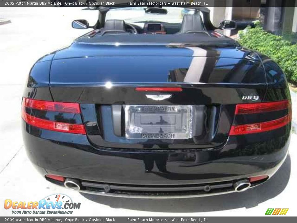 2009 Aston Martin DB9 Volante Onyx Black / Obsidian Black Photo #5