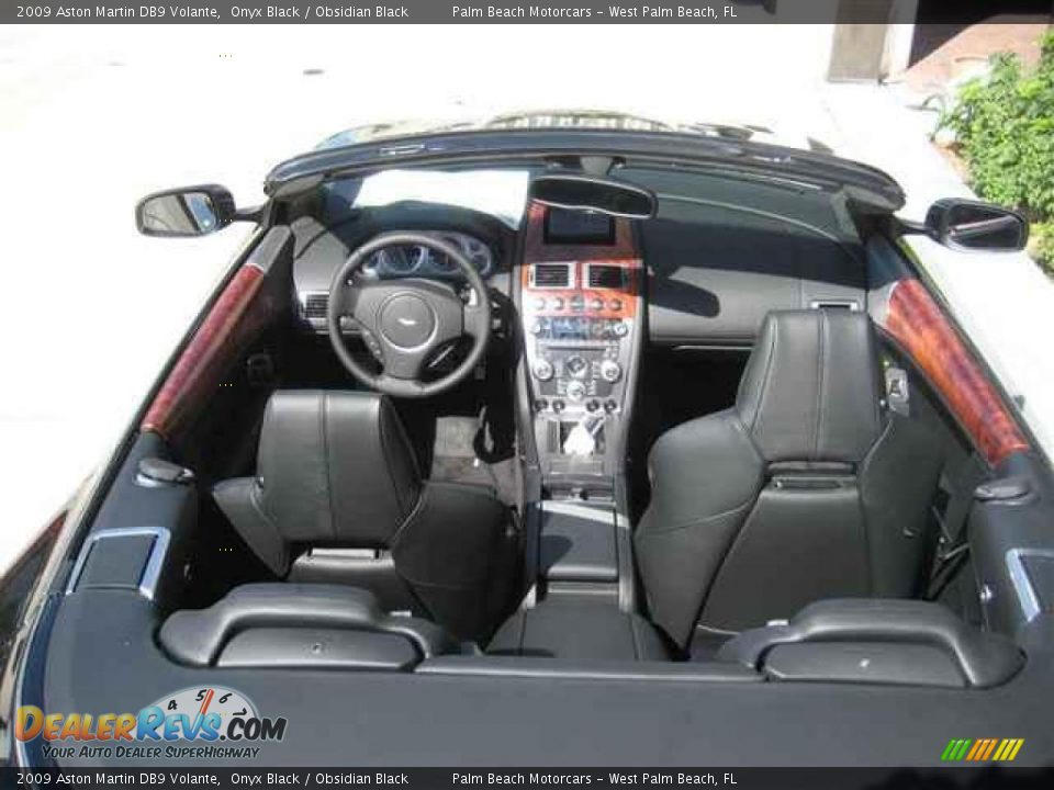 2009 Aston Martin DB9 Volante Onyx Black / Obsidian Black Photo #6