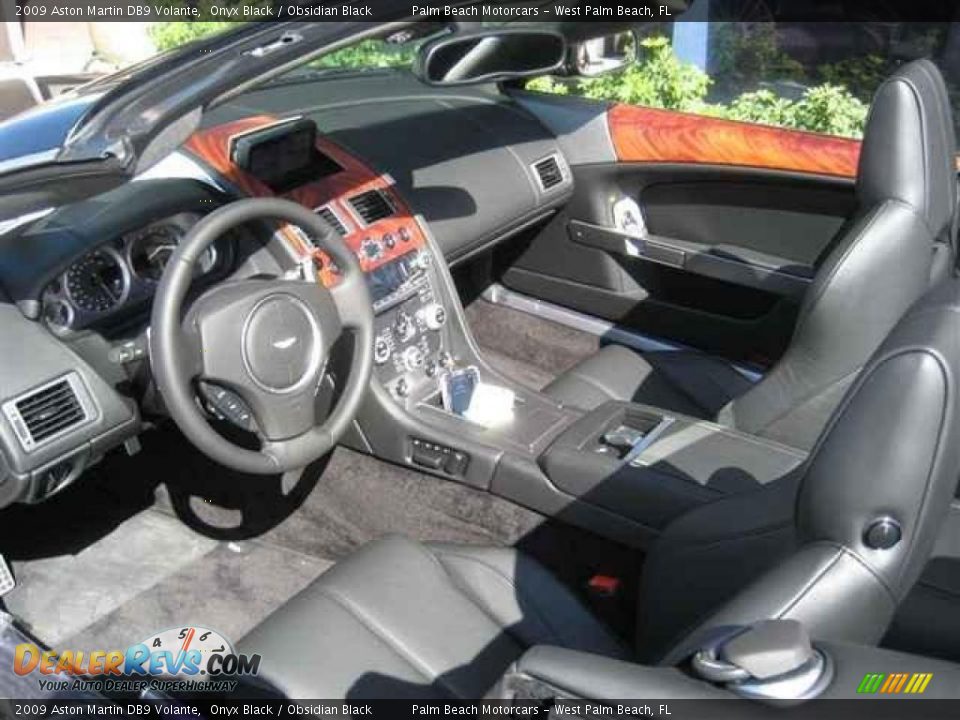 2009 Aston Martin DB9 Volante Onyx Black / Obsidian Black Photo #7