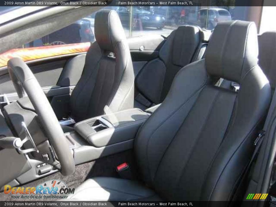 2009 Aston Martin DB9 Volante Onyx Black / Obsidian Black Photo #10