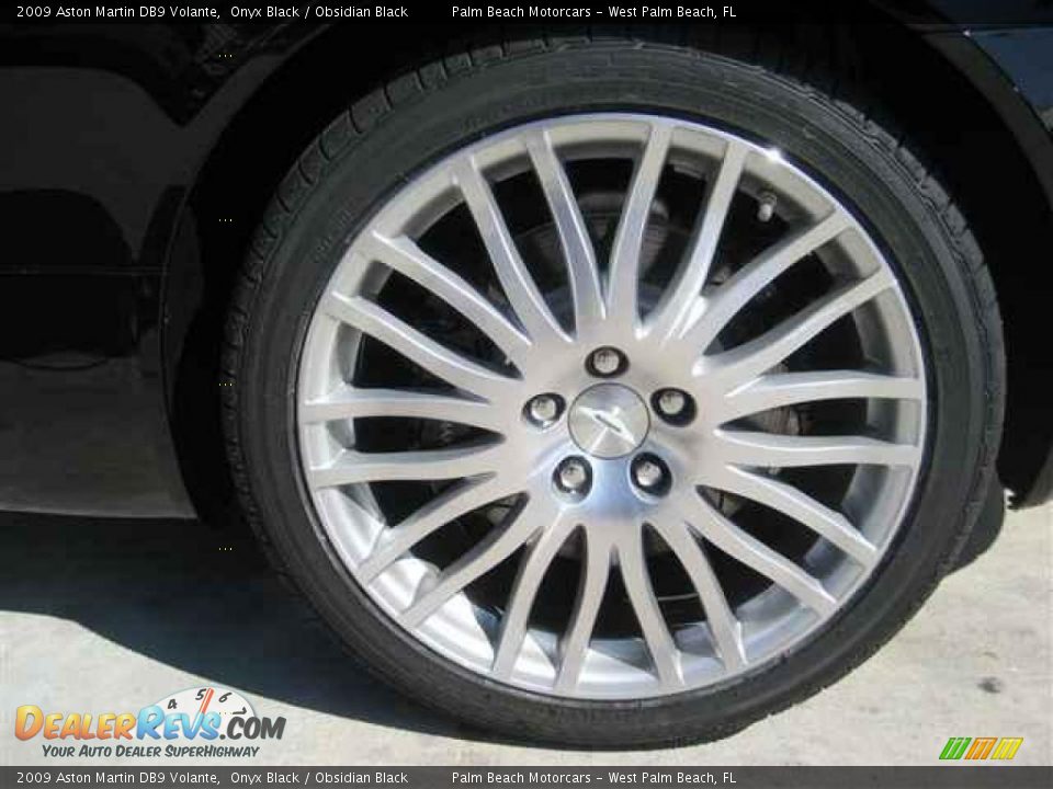 2009 Aston Martin DB9 Volante Onyx Black / Obsidian Black Photo #11