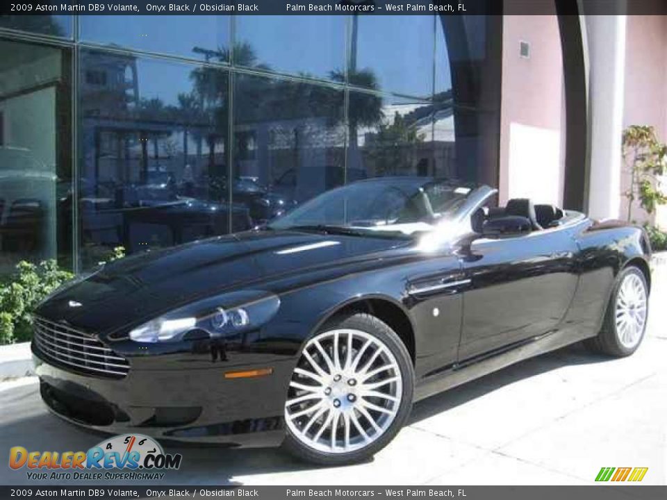 2009 Aston Martin DB9 Volante Onyx Black / Obsidian Black Photo #12