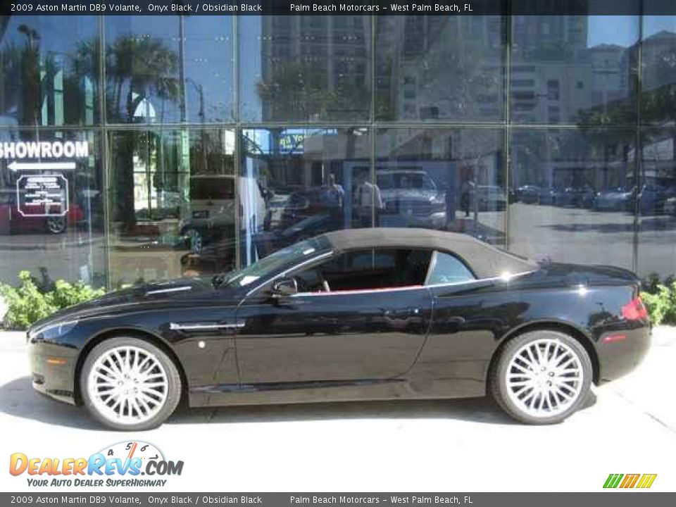 2009 Aston Martin DB9 Volante Onyx Black / Obsidian Black Photo #14