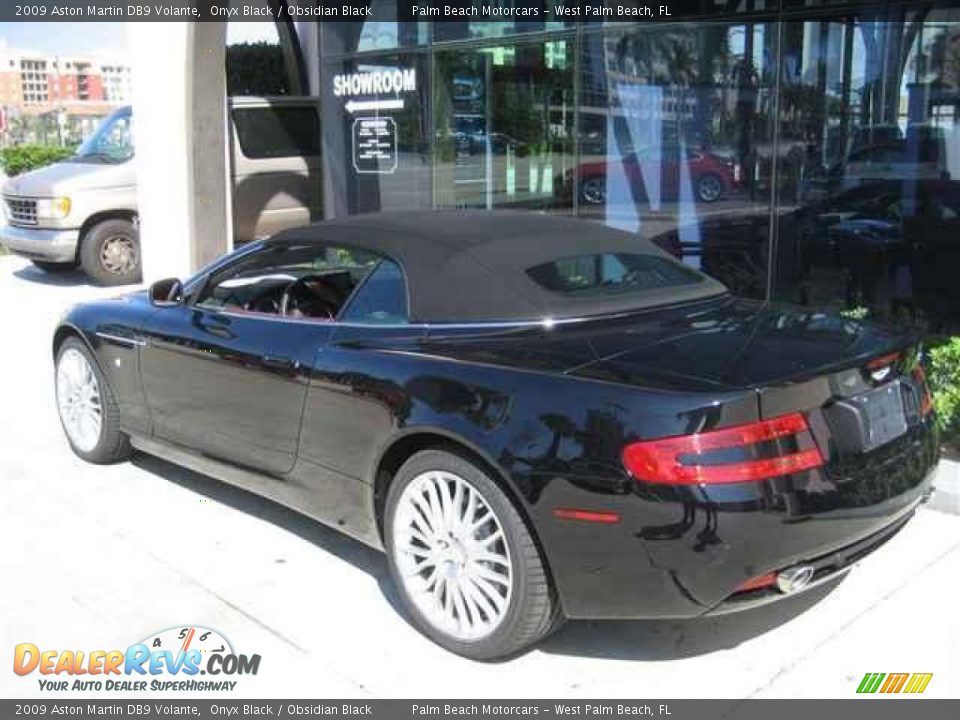 2009 Aston Martin DB9 Volante Onyx Black / Obsidian Black Photo #15