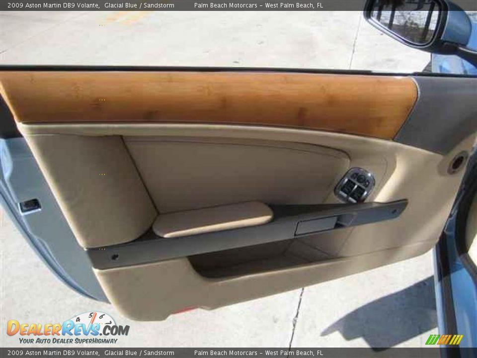 2009 Aston Martin DB9 Volante Glacial Blue / Sandstorm Photo #8