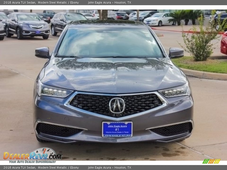 2018 Acura TLX Sedan Modern Steel Metallic / Ebony Photo #2