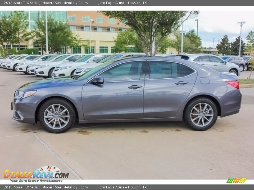 2018 Acura TLX Sedan Modern Steel Metallic / Ebony Photo #4