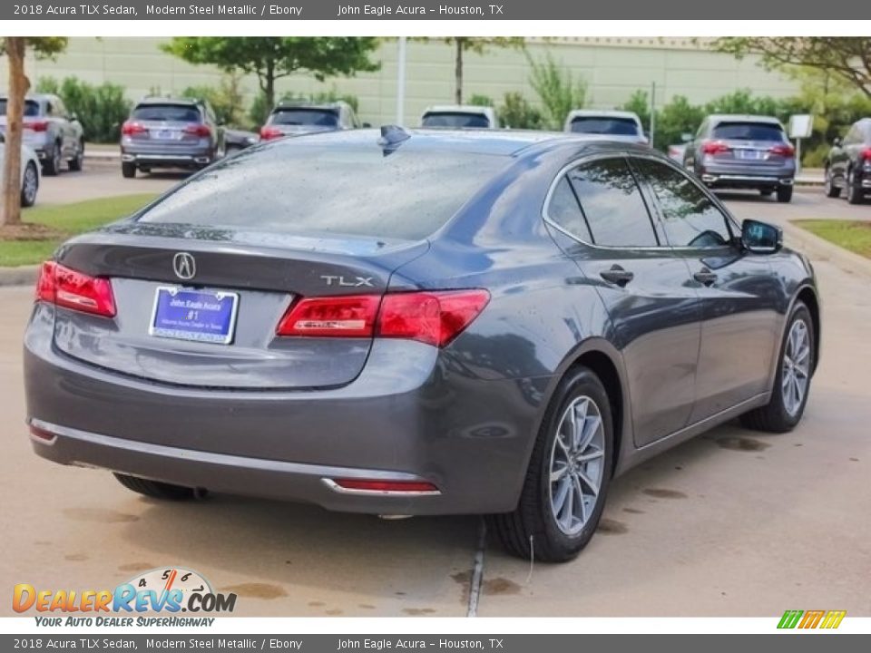 2018 Acura TLX Sedan Modern Steel Metallic / Ebony Photo #7
