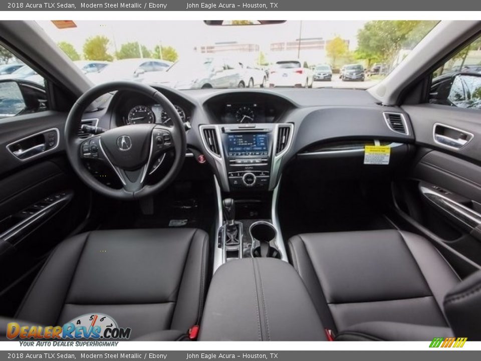 2018 Acura TLX Sedan Modern Steel Metallic / Ebony Photo #9