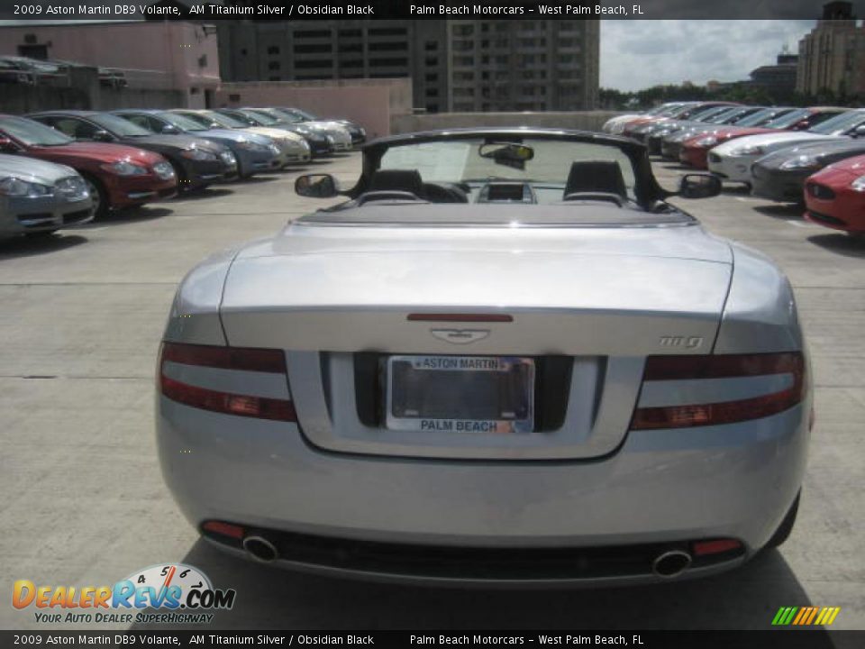 2009 Aston Martin DB9 Volante AM Titanium Silver / Obsidian Black Photo #4