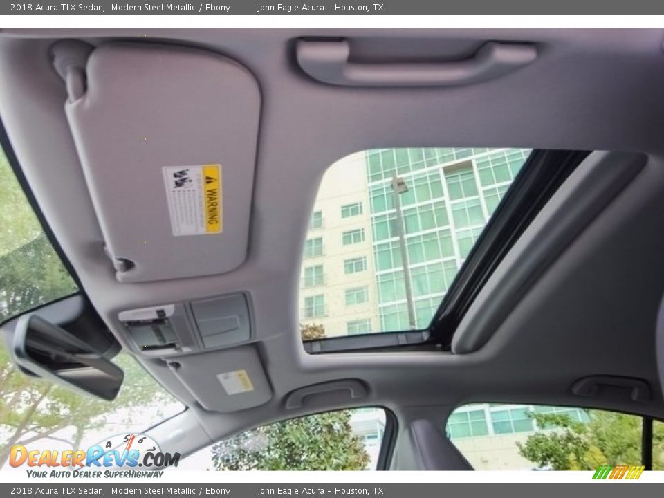 2018 Acura TLX Sedan Modern Steel Metallic / Ebony Photo #14