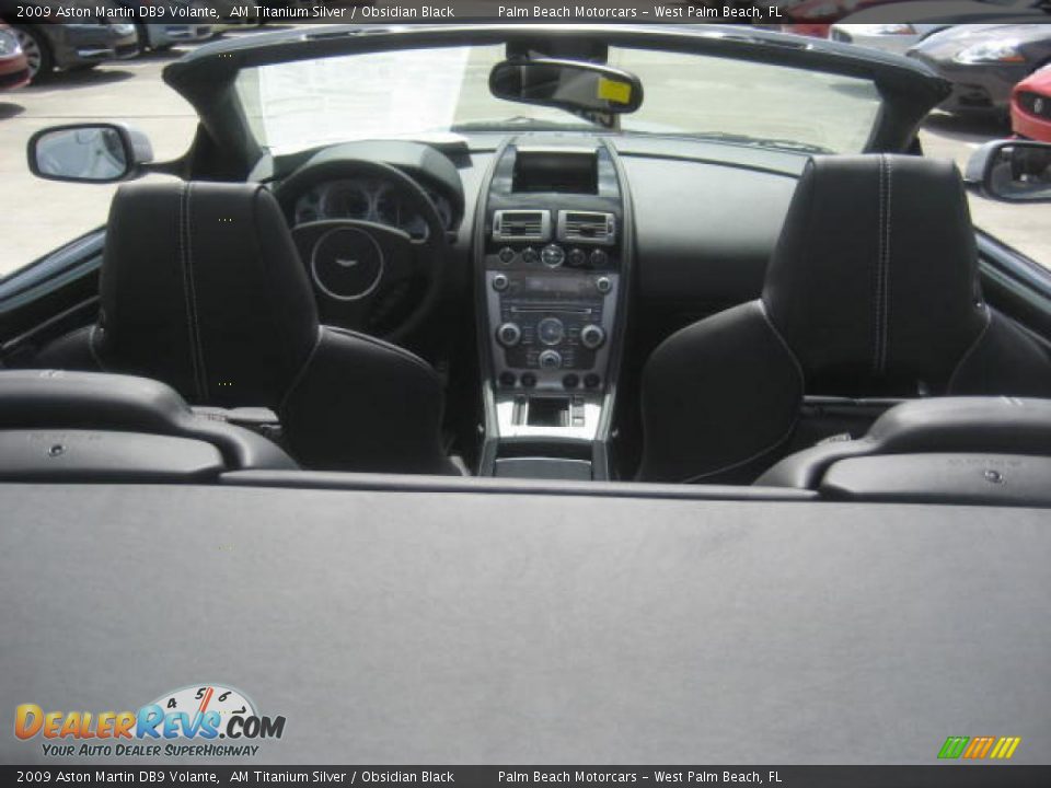 2009 Aston Martin DB9 Volante AM Titanium Silver / Obsidian Black Photo #5