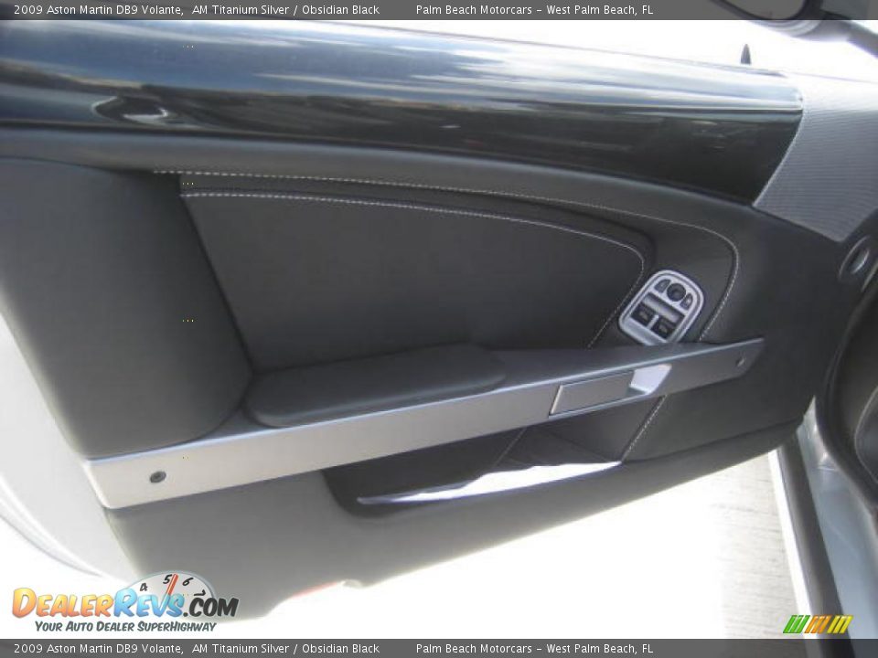 2009 Aston Martin DB9 Volante AM Titanium Silver / Obsidian Black Photo #8