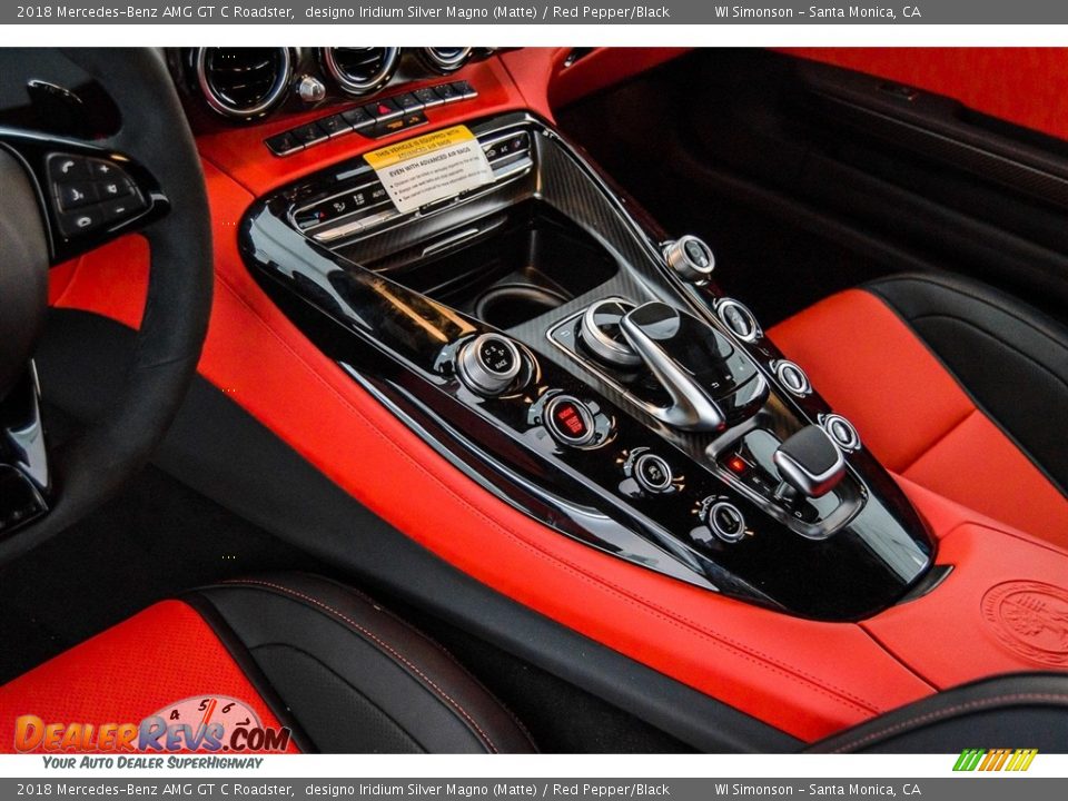 Controls of 2018 Mercedes-Benz AMG GT C Roadster Photo #5