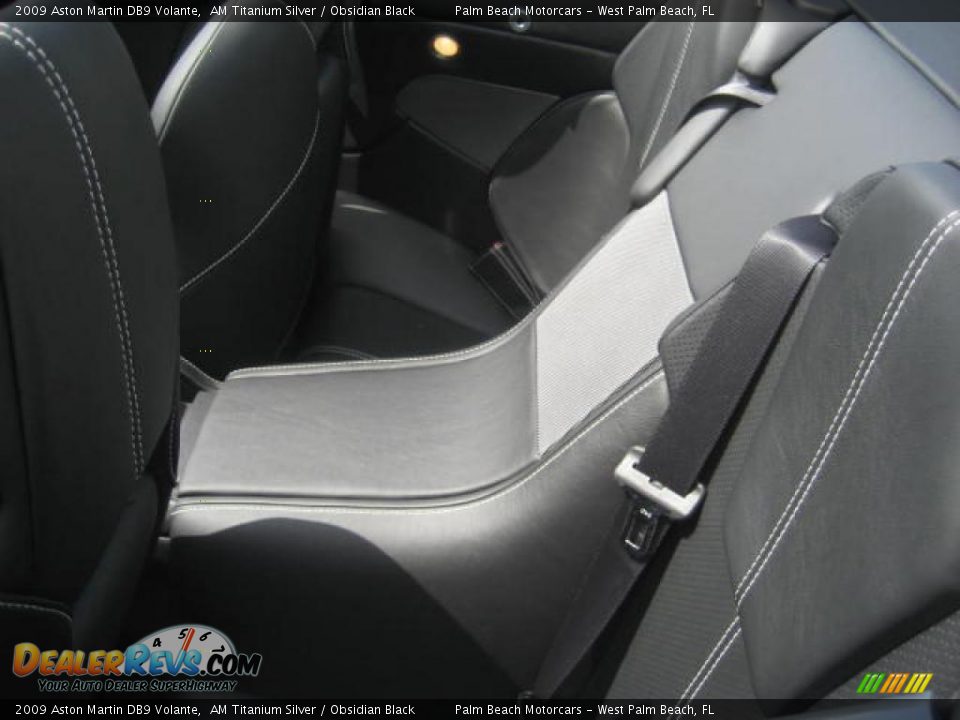 2009 Aston Martin DB9 Volante AM Titanium Silver / Obsidian Black Photo #10