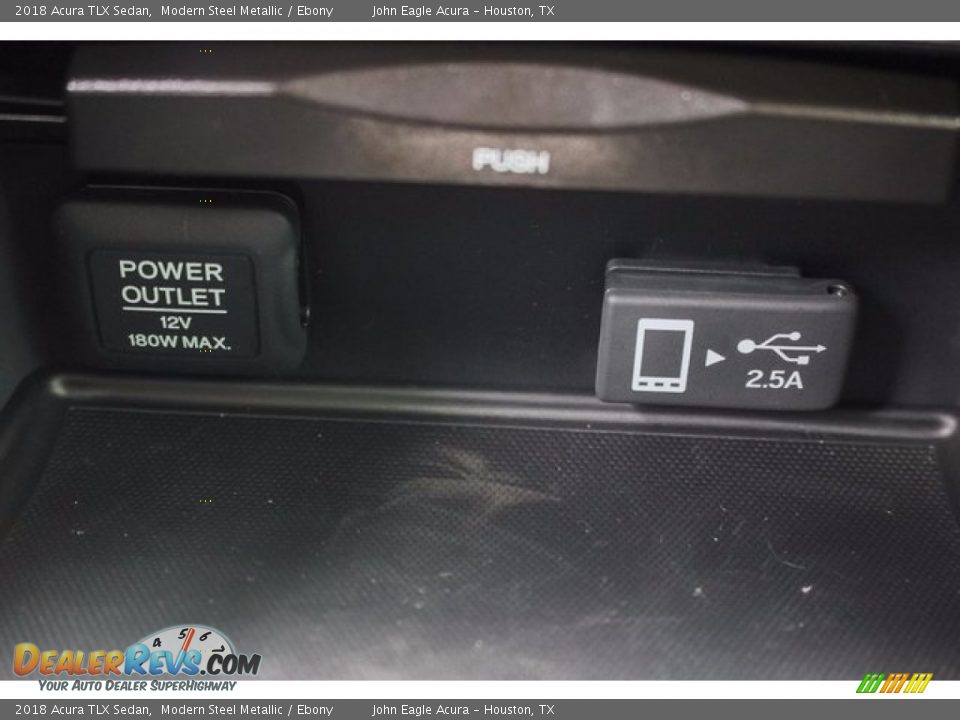 2018 Acura TLX Sedan Modern Steel Metallic / Ebony Photo #35
