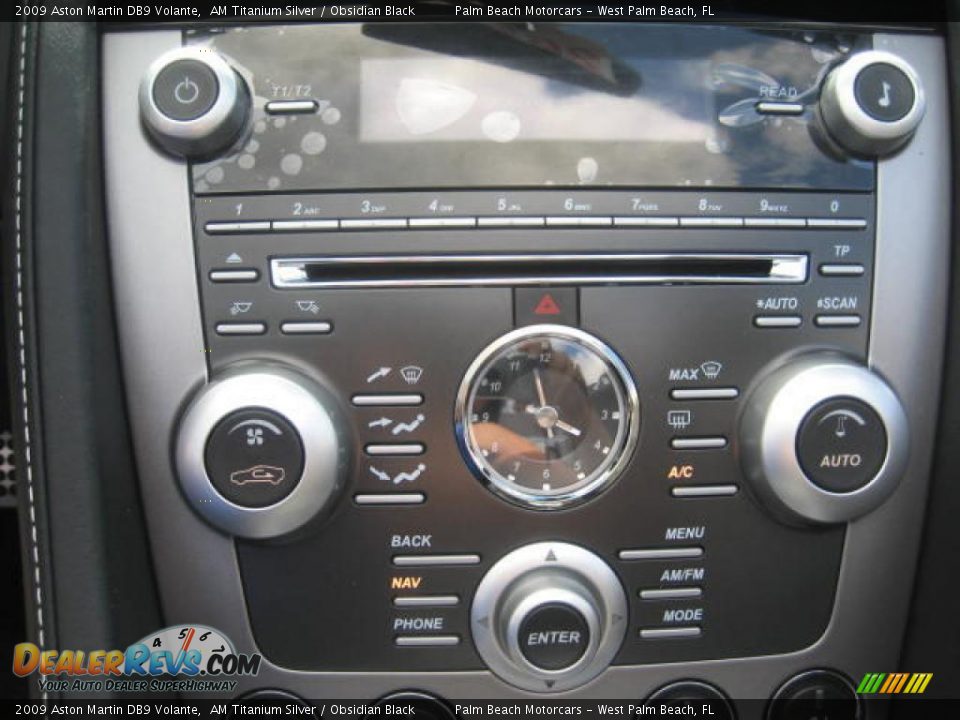 2009 Aston Martin DB9 Volante AM Titanium Silver / Obsidian Black Photo #13