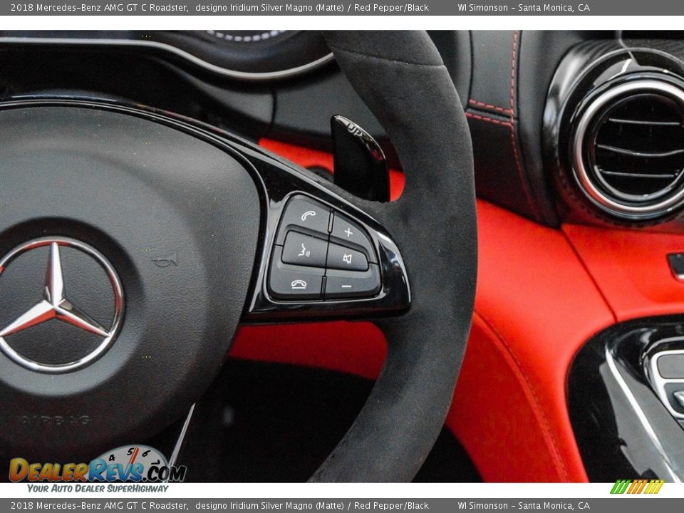 Controls of 2018 Mercedes-Benz AMG GT C Roadster Photo #15