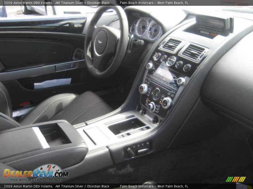 2009 Aston Martin DB9 Volante AM Titanium Silver / Obsidian Black Photo #16