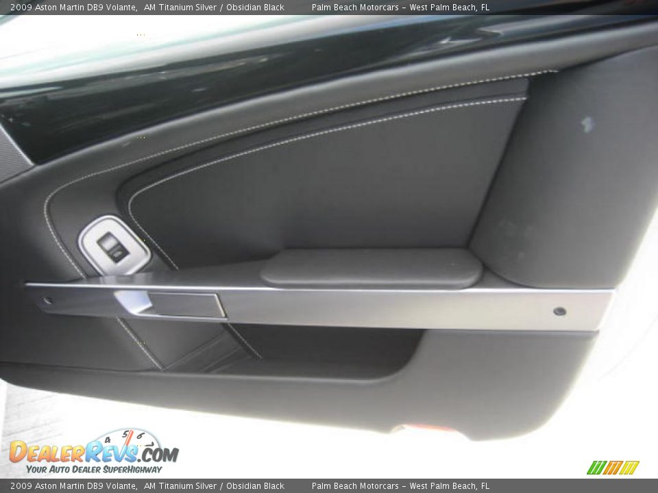 2009 Aston Martin DB9 Volante AM Titanium Silver / Obsidian Black Photo #17