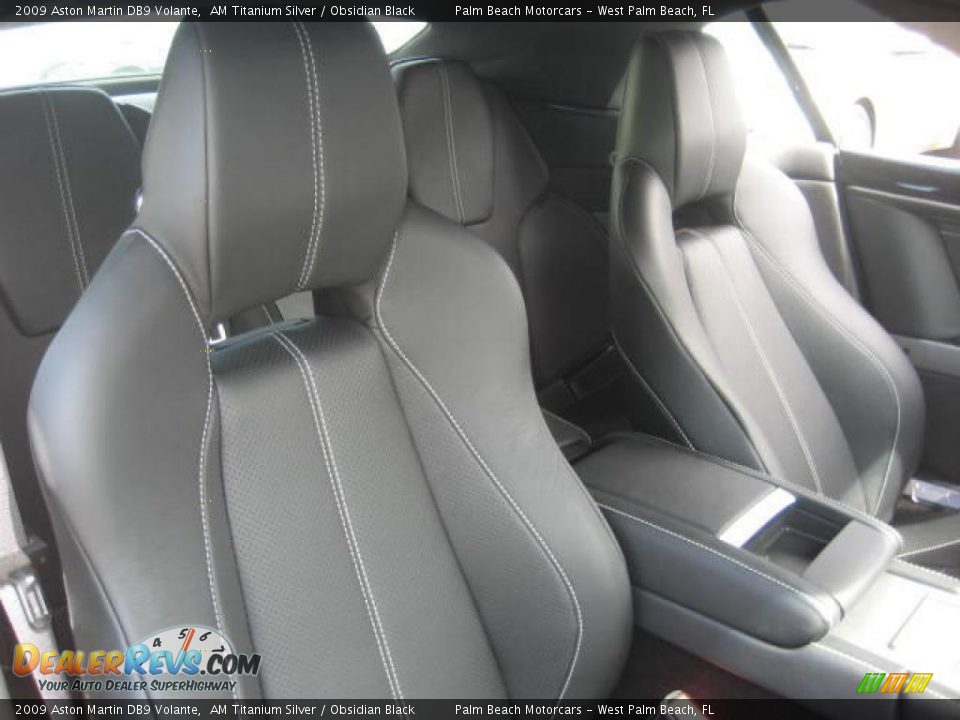 2009 Aston Martin DB9 Volante AM Titanium Silver / Obsidian Black Photo #18