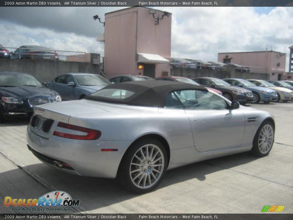 2009 Aston Martin DB9 Volante AM Titanium Silver / Obsidian Black Photo #19