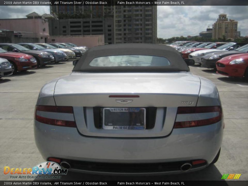 2009 Aston Martin DB9 Volante AM Titanium Silver / Obsidian Black Photo #20