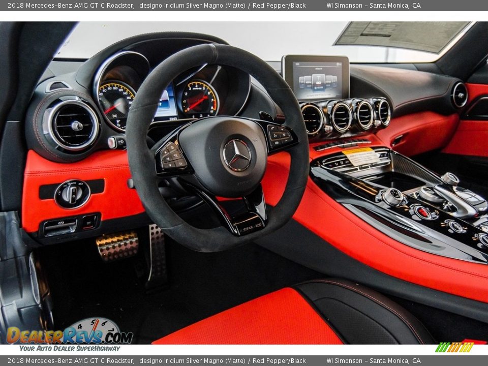Dashboard of 2018 Mercedes-Benz AMG GT C Roadster Photo #23