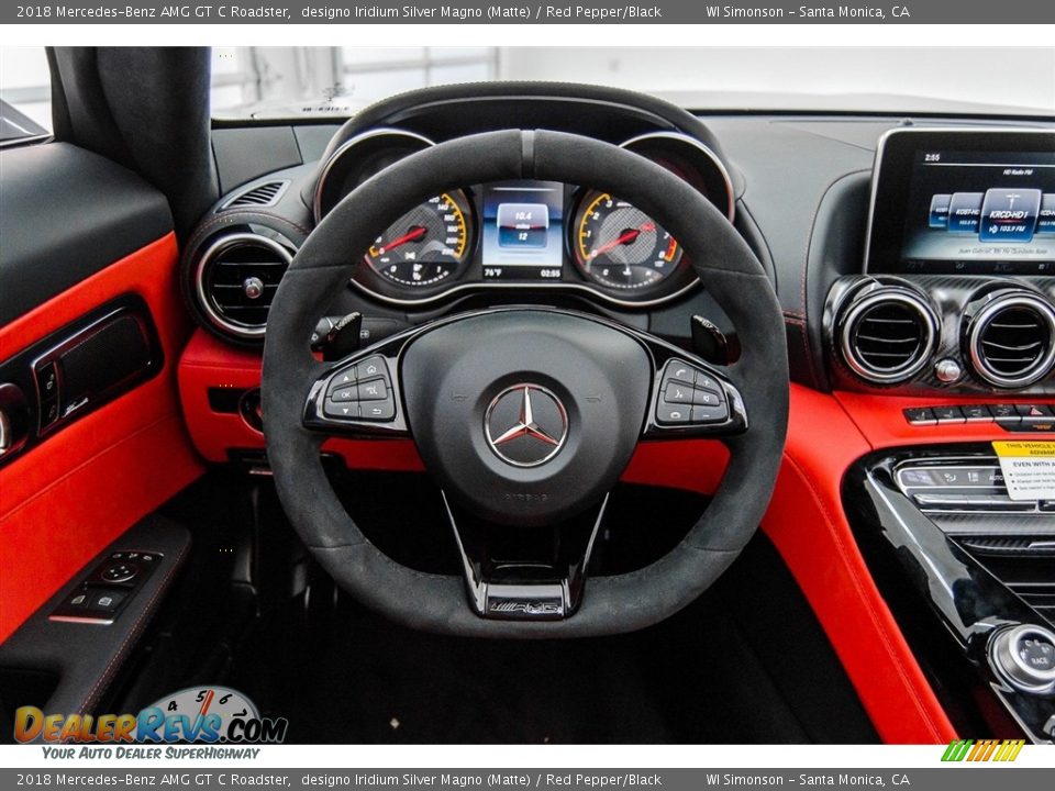 2018 Mercedes-Benz AMG GT C Roadster Steering Wheel Photo #24