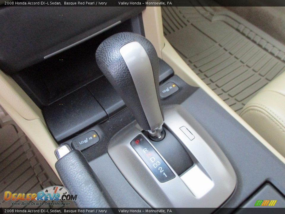2008 Honda Accord EX-L Sedan Basque Red Pearl / Ivory Photo #15