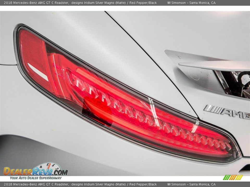 2018 Mercedes-Benz AMG GT C Roadster designo Iridium Silver Magno (Matte) / Red Pepper/Black Photo #27