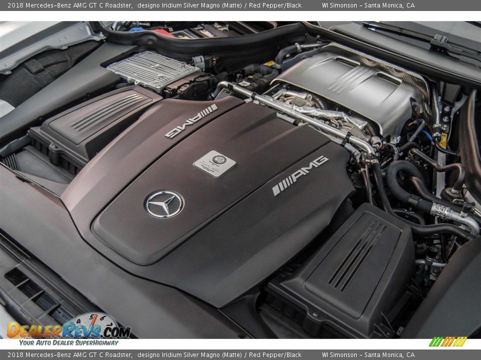 2018 Mercedes-Benz AMG GT C Roadster 4.0 Liter AMG Twin-Turbocharged DOHC 32-Valve VVT V8 Engine Photo #32